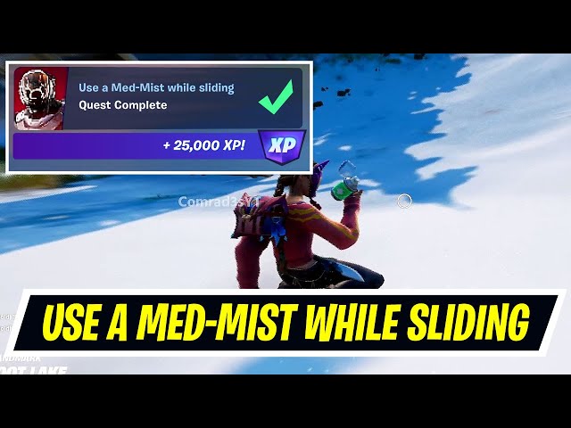 Fortnite Heal The Seven Forces With Med Mist How to use a Med-Mist while sliding in Fortnite Chapter 3 Season 2