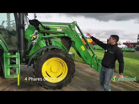 Vidéo tracteur occasion John Deere 6100MC 123761