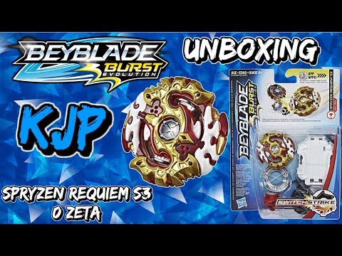 Spryzen Requiem S3 0 Zeta (Unboxing, QR Code, Review, & Battles!)