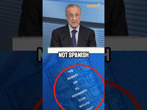 Why Madrid printed this weird Italian quote on their 3rd kit.🤣💀