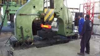 2 ton electro hydraulic open die forging hammer used in Egypt, 2 ton air drop hammer