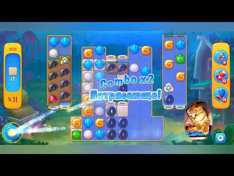 Fishdom 2022, no Boosters,   956   level  -  прохождение без бустеров,   956   уровень.