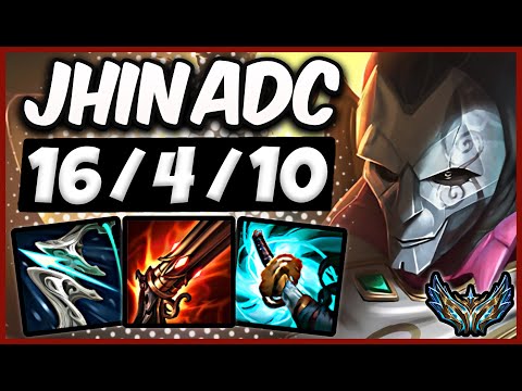 Jhin ADC vs Ashe  / KR Challenger / Patch 13.13 / Season 13  [ 16 / 4 / 10 ]   🥇