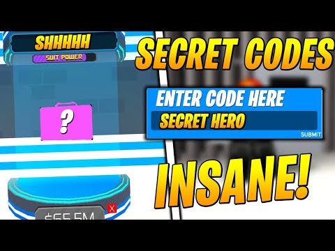 *NEW* ALL SECRET CODES FOR SUPERHERO SIMULATOR! (ROBLOX)
