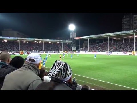 26.12.15  Auch die Fans von Sporting Charleroi machten Mächtig Stimmung