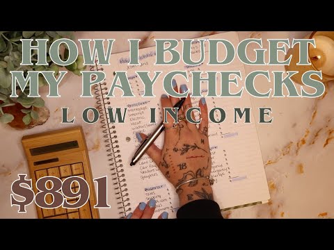 Budget With Me | Low Income - High Expenses | How I Budget My Paychecks | 25 Year Old Budgets