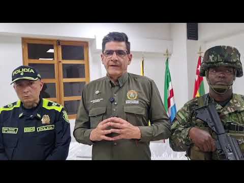 Autoridad de refuerzan seguridad en el municipio de coromoro en Santander. 