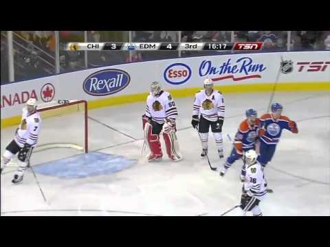 Sam Gagner 8 Point Night. Blackhawks @ Oilers 02/04/12