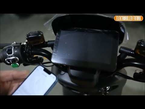 City Go X3 e-scooter: play your apps, videos, and navigation on the electric scooter display from...