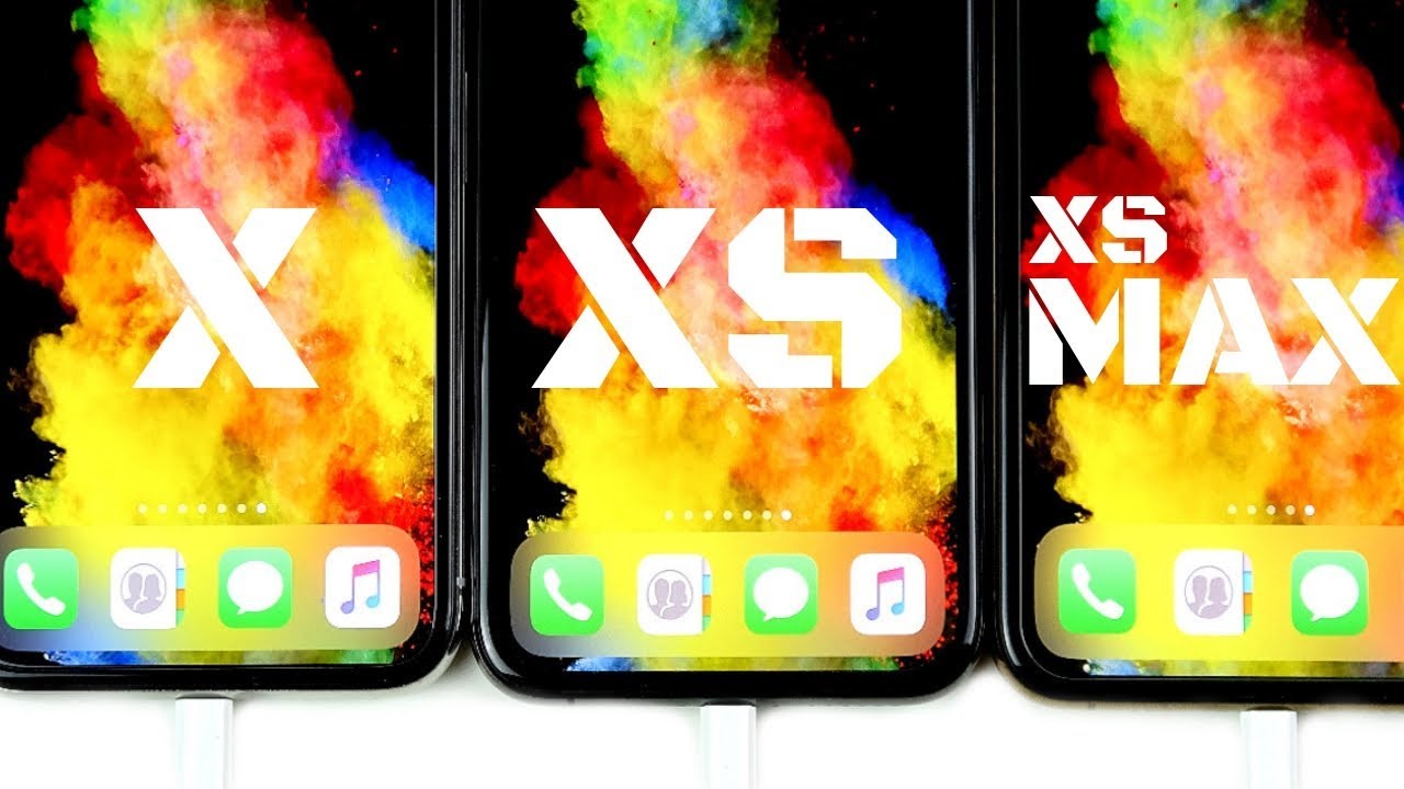 iPhone X vs iPhone XS vs iPhone XS Max Battery Drain Test!