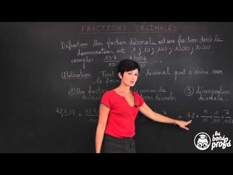 Fractions décimales