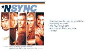 N&#39;Sync: 13. Giddy Up (Lyrics)