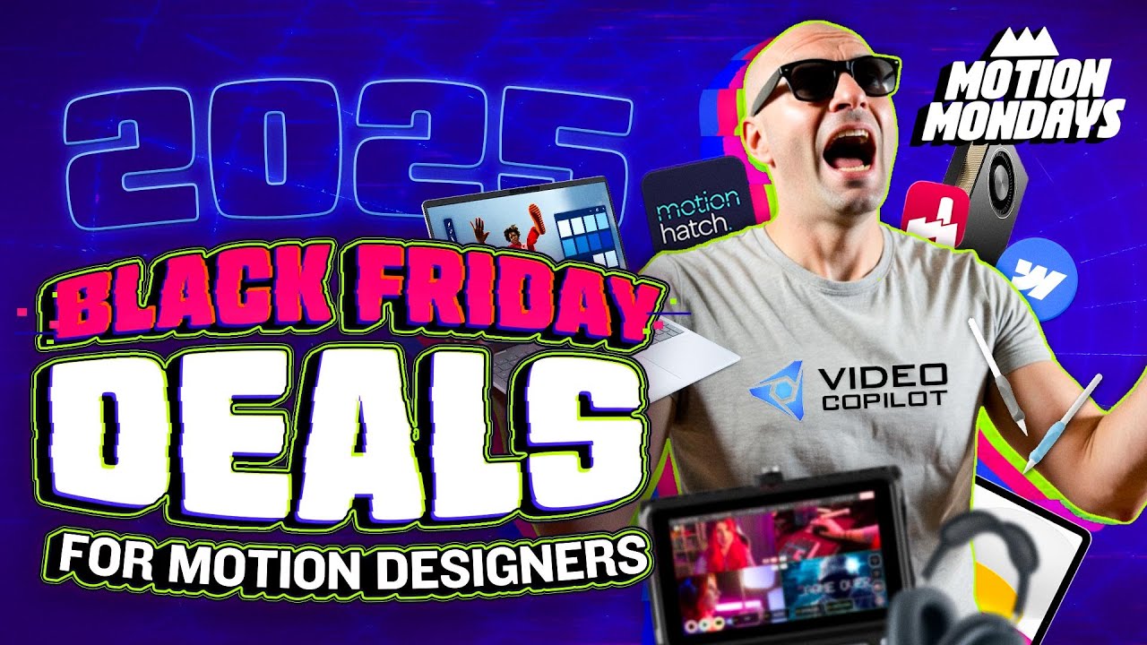 50 INSANE 2025 Black Friday Deals for Motion Designers | Motion Mondays