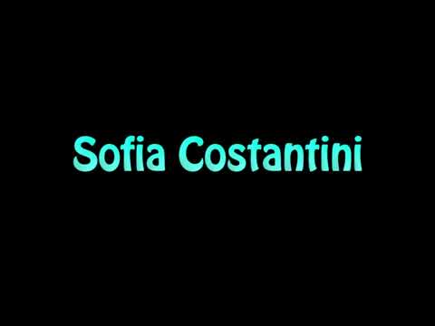 Learn How To Pronounce Sofia Costantini