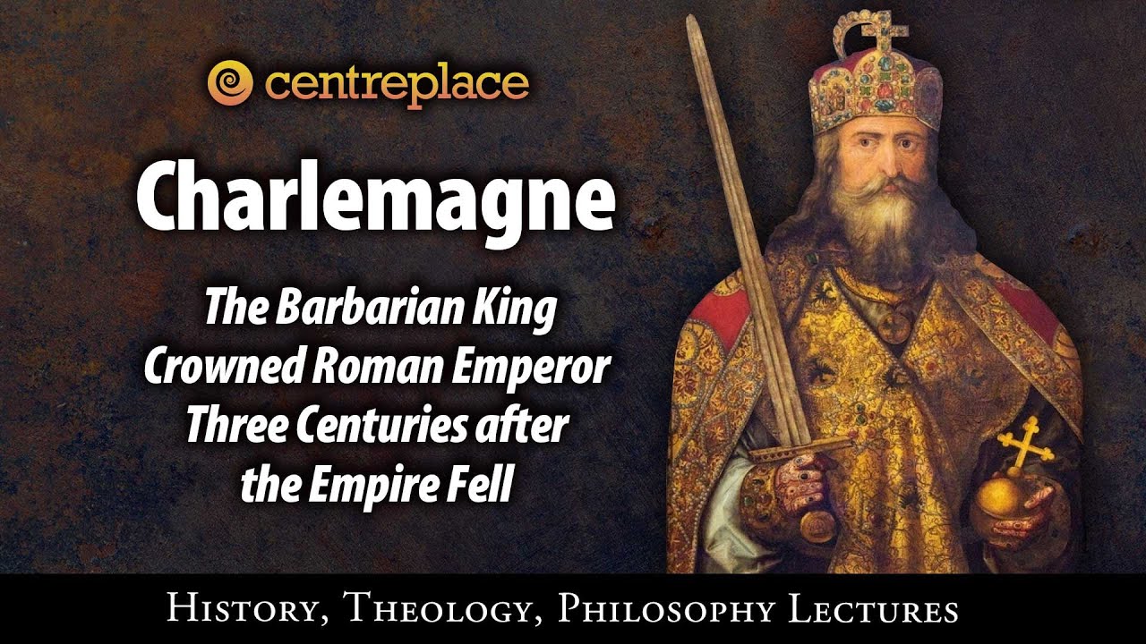 Charlemagne, the barbarian king crowned Roman Emperor three centuries after the empire fell.