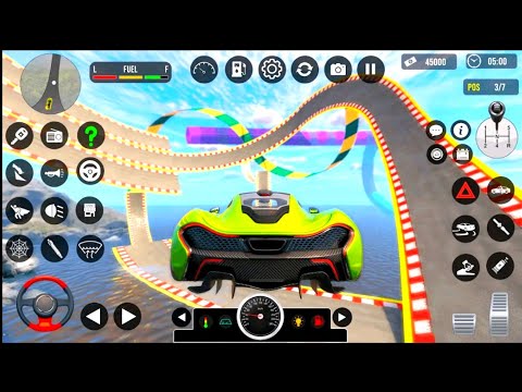 Ramp Car Stunts Racing Simulator 2024 - Impossible Mega Tracks 3D - Android GamePlay #16