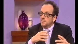 Elvis Costello being interviewed on the Richard &amp; Judy Show