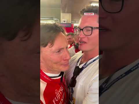 La célébration de l'équipe Toyota après la victoire aux 24h du Mans ! #automobile