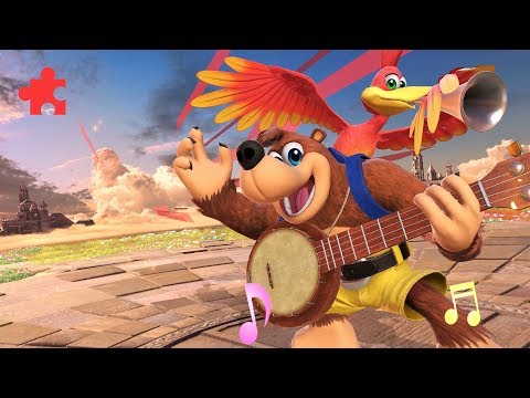 Super Smash Bros. Ultimate - Banjo & Kazooie (All Moves, Final Smash, Victory Animations, etc.)
