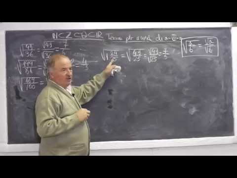 2/2 Lectia 721 - Algoritmul extragerii radacinii patrate Operatii cu radicali - Tema la Clasa 7