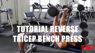 Reverse Triceps Bench Press exercise video thumbnail