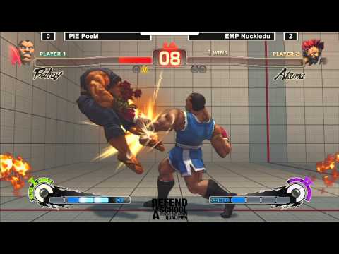 SSF4AE @ Defend The School - Winners Finals - PIE PoeM (Balrog) vs EMP nuckledu (Akuma/Guile)