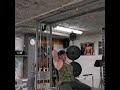 One arm seated triceps exercise, good contact