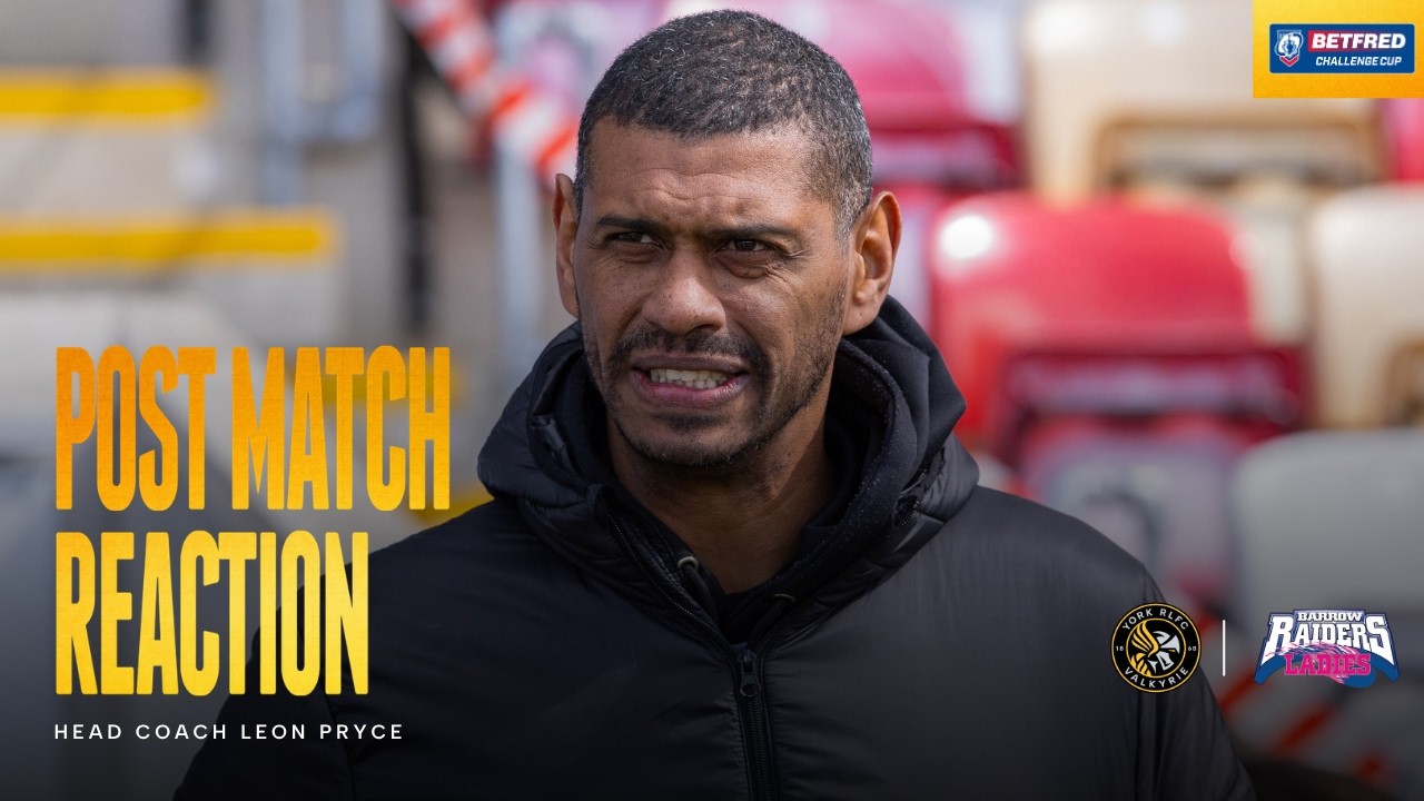 Post-match Reaction | Leon Pryce | Barrow | Betfred Challenge Cup Group D