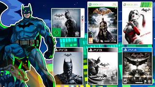 eu joguei TODOS os JOGOS da franquia BATMAN ARKHAM em 1 vídeo