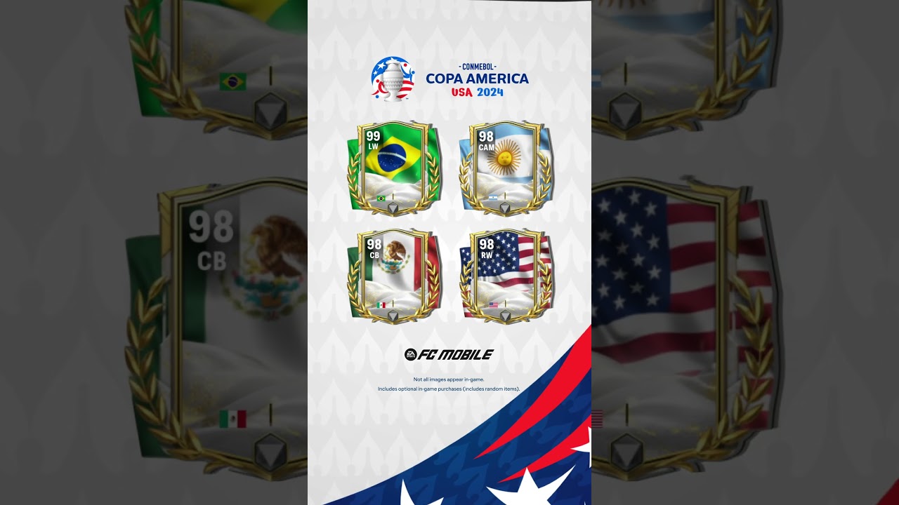 The CONMEBOL Copa América™ Event launches on Thursday UTC. Guess these four ICONs and Heroes! 🤙