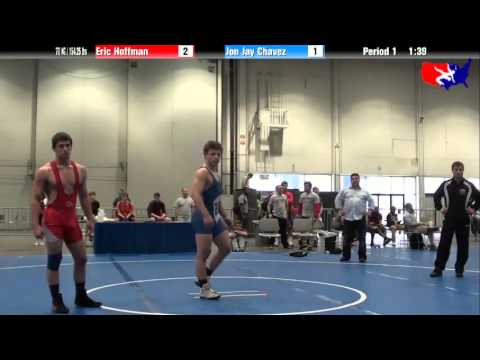 Eric Hoffman vs. Jon Jay Chavez at 2013 Junior Nationals - FILA - FS