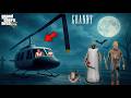 GTA V Franklin Shinchan Helicopter ESCAPE From Granny S House In GTA 5 In Telugu