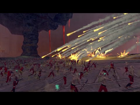 4680 Zombies vs 90 Helstorm Rocket Battery | Total War: Warhammer Battles