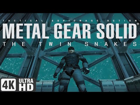 METAL GEAR SOLID THE TWIN SNAKES - Full Game 4K HD Texture Pack 60 FPS No Commentary