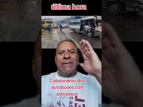 colisionaron dos autobuses en Santa Cruz alta Verapaz con pasajeros dentro