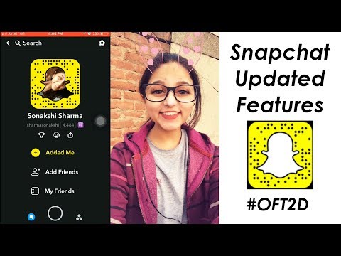 Snapchat Updated Features in Hindi स्नैपचैट कैसे यूज़ करते है? #OFT2D Video