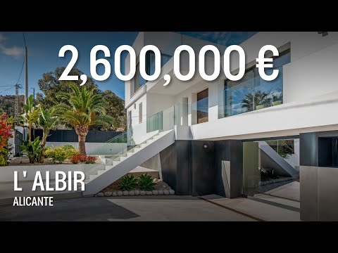 HOUSE TOUR: Luxury, Modern VILLA FOR SALE IN L' ALBIR with Sea Views