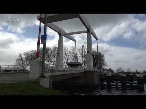 Shipspotting Ophaalbrug Hooidamsbrug Oudega Frysland Netherlands 30 Maart 2025
