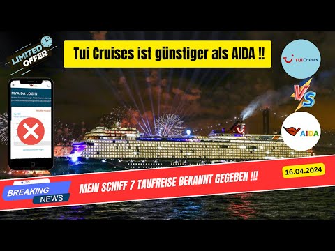 Kreuzfahrtnews: Probleme mit myAIDA, Mein Schiff 7 Taufreise & Virus auf der Silver Nova !!!