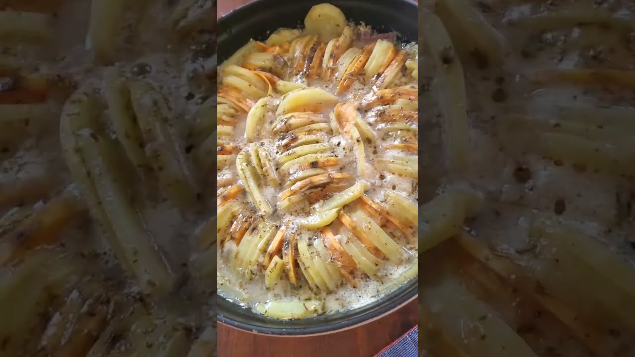 Recette végé marmite norvégienne -Tian de saison patate douce