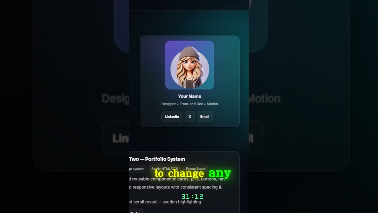 Portfolio in 60 Seconds (Free Hosting with GitHub Pages) 🚀🔥