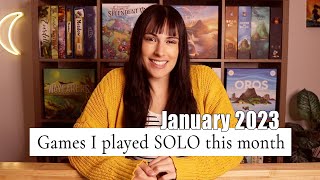 Games I enjoyed SOLO in January 2023! | SOWING SOLO
