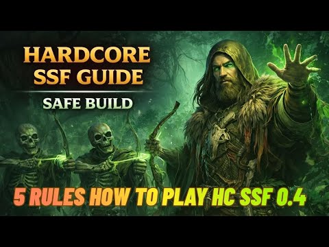 DON’T DIE on HC SSF - Summoner Druid Survival Guide (Part 1) | PoE 2 0.4