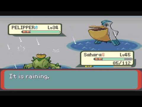 Pokémon Emerald No Evolutions - Pt 66 - Sky Pillar!  Legendary Dragon Rayquaza!