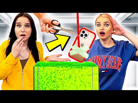 Wer sein iPHONE NICHT fallen lässt, gewinnt 500 Euro ! 😳✂️ - Celina