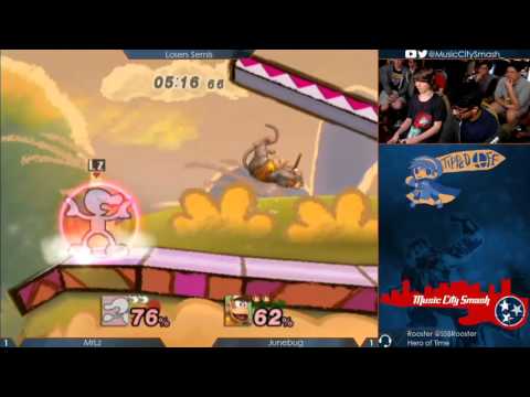 TO11 - VGz | Junebug (Diddy, Ganon) vs MrLz (Game and Watch) - Project M Losers Semis