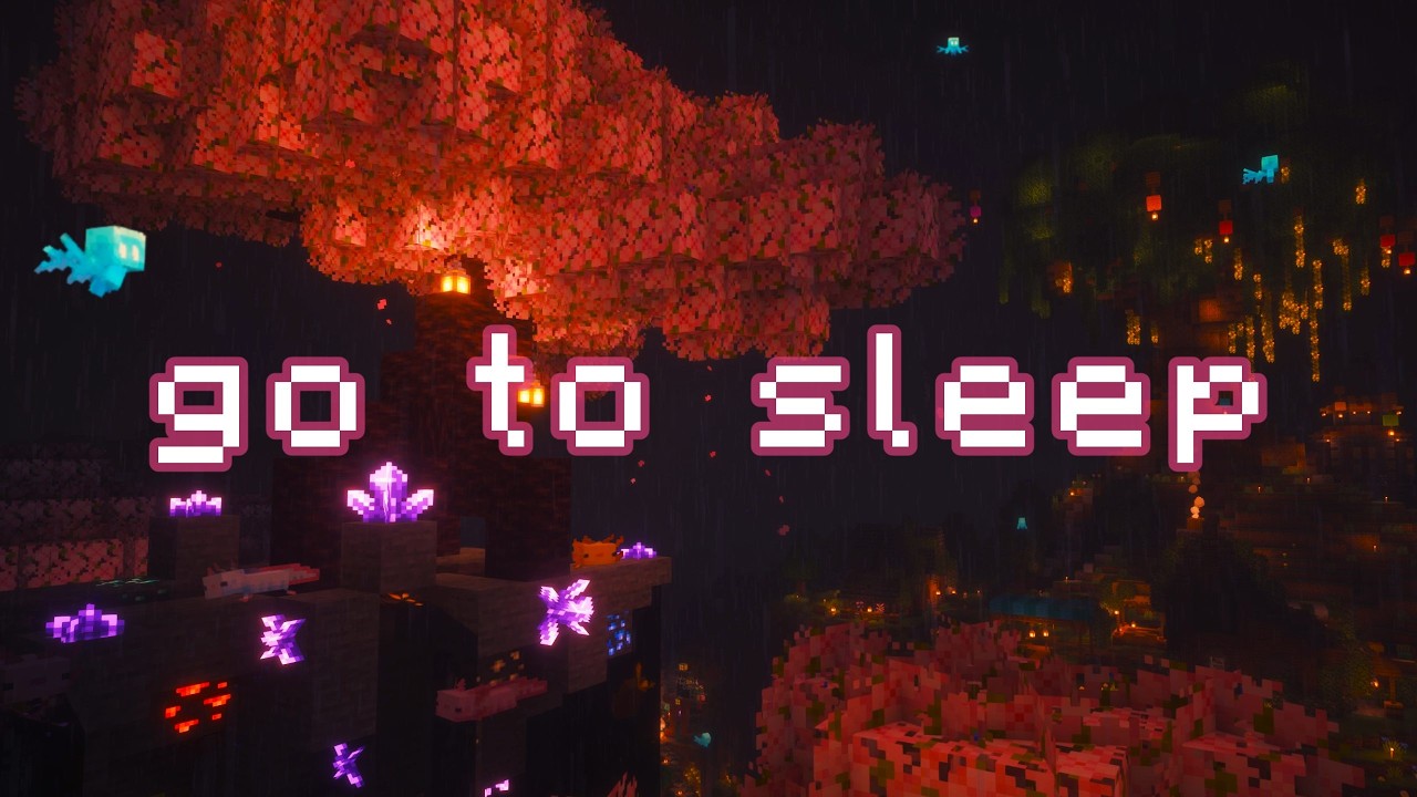 take care of yourself... (minecraft music w/ soft rain)