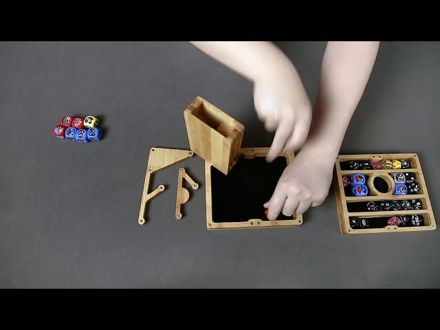 Vídeo relacionado con ENHANCE Torre de Dados LED de Sobremesa con Juego de Dados de 7 Piezas para Juegos de rol: Juego de Dados Transparente, Rodillo de Dados LED con Base de Bambú y Diseño de Torre de Castillo