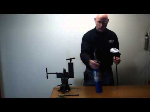 Part of a video titled How To Remove A Graphite Shaft From A Golf Club - YouTube