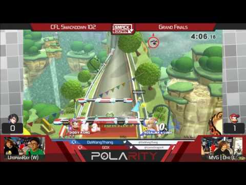CFL Smackdown 102 WiiU - MVG dyr (Random) vs UtopianRay (Random) - Grand Finals